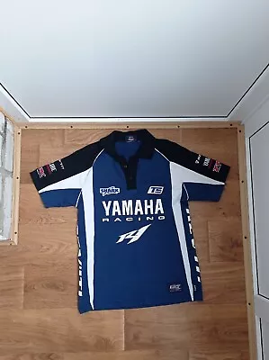 YAMAHA FACTORY RACING SHIRT GYTR  TEAM EDITION Snap Button UP Pit Crew Size S  • $44.99