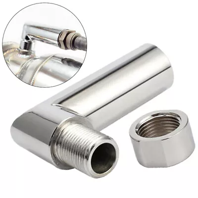 O2 Oxygen Spacer Sensor Extension 90 Degree Bung Pipe Steel Adapter M18x1.5mm • $20.88