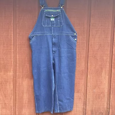 Liberty Jean Overalls Men's 46x30 Bibs Carpenter Farm Blue Pants • $24.85