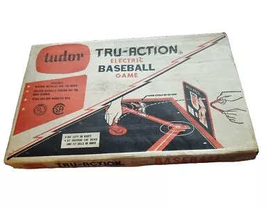 Tudor Tru-Action 1950s Vintage Electric Baseball Game Set Tested & Works! • $38.99