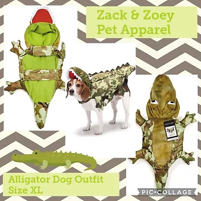 Zack & Zoey Camo Alligator Costume For Dogs X-Large • $25