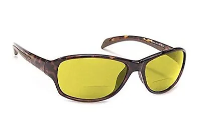 $59.46 • Buy Coyote Eyewear BP-14 Polarized Bi-Focal Reading Sunglasses Tortoise/Yellow +1.25