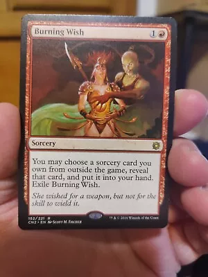 MTG Magic The Gathering Burning Wish (152/221) Conspiracy Take The Crown NM • $1.65