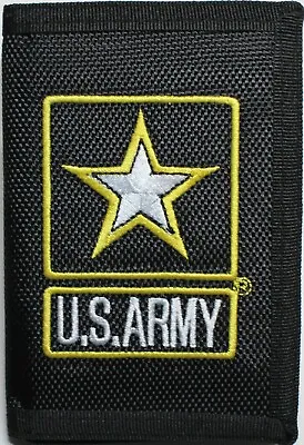 $11.99 • Buy US United States Army Logo II Tri-Fold Wallet Black