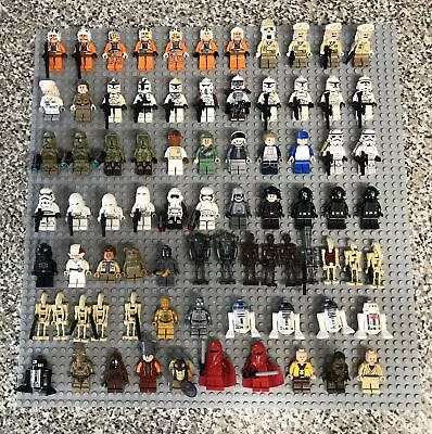 £23 • Buy Lego Star Wars Figures X2 & 1 Kg  Kilo Bricks Parts Accessories Bundle