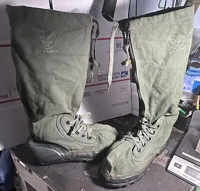 U.s. Air Force Mukluk Boots Extreme Cold Weather Arctic Snow Medium N1-b Milit • $35.86