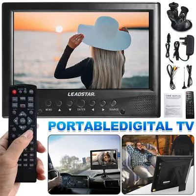 9  12V TV Portable Caravan Motorhome Boat Truck Travel Television Freeview HD • £70.99