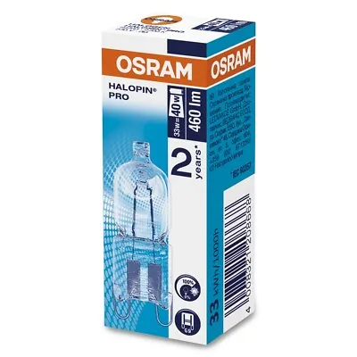 £11.78 • Buy Osram 66733 33W 230V G9 Halogen Halopin Pro Light Bulb, Warm White, Dimmable