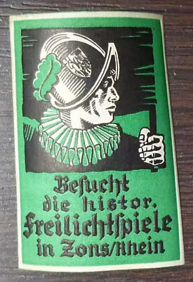 Poster Stamp Vignette Cinderella - Germany Zons Rhein M83 • $3.99