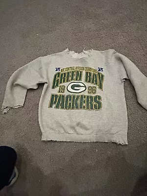 Green Bay Packers 1996 Sweatshirt Vintage Large? Used Conditions See Photos • $10