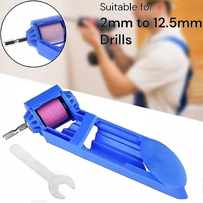 Multi-Handheld Drill Bit Sharpener Sharpening Corundum Grinding Wheel Tool Set • $12.49