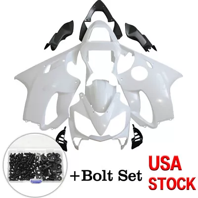 Fairing Kit +Bolts Set For Honda CBR600F4i 2001 2002 2003 Unpainted ABS Bodywork • $254.99