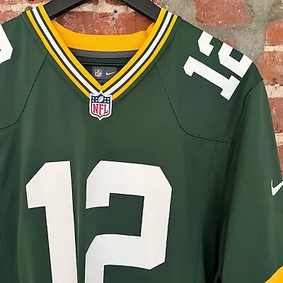 NFL Aaron Rodgers Green Bay Packers On Field Jersey Size Medium M • $27.99