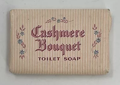 Vintage Cashmere Bouquet Travel Soap Bar Soap 2.5” Bar Colgate Palmolive • $4.49