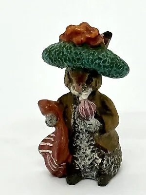 Vienna Bronze Beatrix Potter BENJAMIN BUNNY Miniature Austria Cold Painted • $115