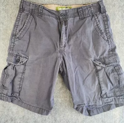 Lee Dungarees Cargo Shorts Size 32 Faded Hiking Camping  • $9.87