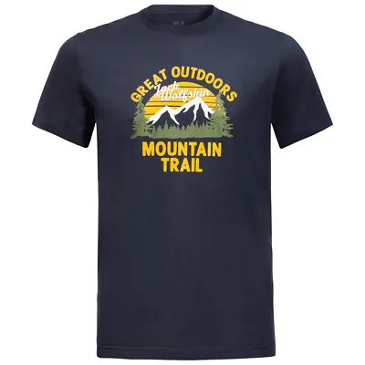 Jack Wolfskin Mens's JW Mountain Trail T-Shirt • £18