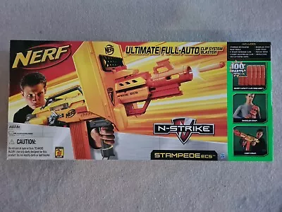 BNIB NERF N-Strike STAMPEDE ECS Dart BLASTER Very Rare 100 Darts - Collectable  • $395