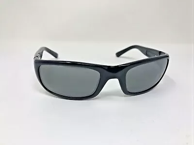 Maui Jim Sunglasses MJ-103-02 B Black Wrap Polarized Gray Lenses 55mm 1396 • $70