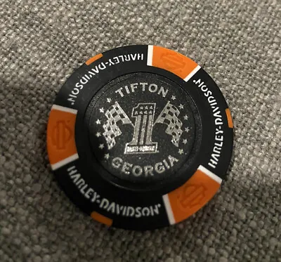 ⭐harley Davidson  Tifton  Georgia Dealer Dealership  Poker Chip • $7.25