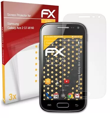 3x Screen Protection Film For Samsung Galaxy Ace 2 GT-i8160 Matt&shockproof • £12.09