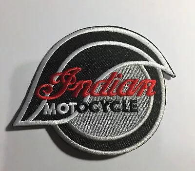 Indian Motorcycle Fender Sew/Iron On Cloth Patch Bike Embroidered 9 X 7.5 Cm • $10