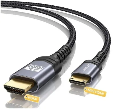 MINI HDMI TO HDMI 4K 60Hz 6FT Braided Nylon High Speed HDMI 2.0 Cable • $11.99