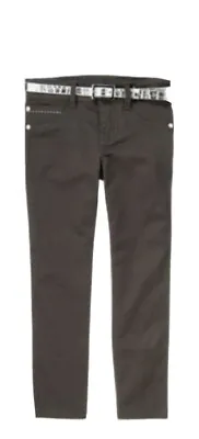 $20.69 • Buy NWT GYMBOREE PENGUIN CHALET JEANS 9 Straight Leg Gray Pants Silver Belt NEW