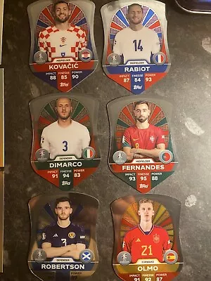 Match Attax Euro 2024 Chrome Shields X6 RARE • £9.99