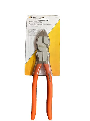 Woods Brand 9  LINESMAN PLIERS TOOL. Knurled Jaws Provide Excellent Gripping. • $16.49