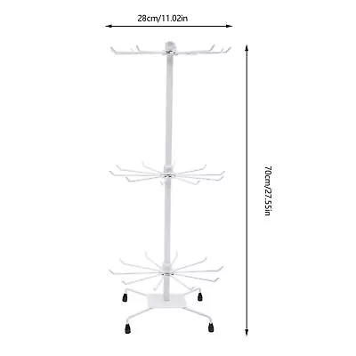 Metal Tabletop Jewelry Display Tree Stand Organizer Holder Rack 3 Tier Hanger US • $18.05