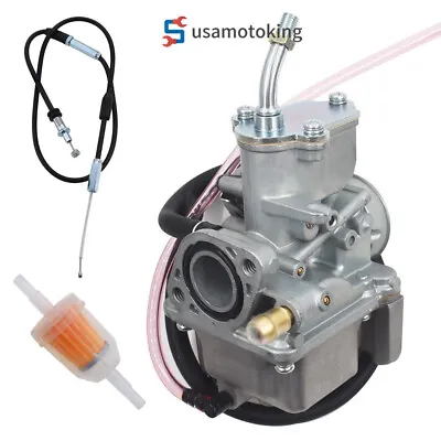 Carburetor & Throttle Cable For Yamaha Champ 100 YFM100 Raptor 50 YFM50 YFM50R • $32.77