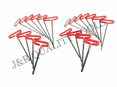 20pc SAE & METRIC EXTRA LONG T-HANDLE HEX KEY TOOL ALLEN SET • $29.95