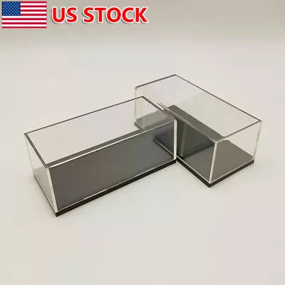2Pcs 1:32 Acrylic Case Display Box Show Transparent Dust Proof For Model Display • $20.99