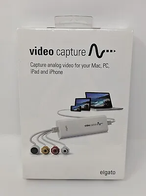 Elgato Video Capture USB Analog Video Digitise Capture Device VCR Mac PC IPad • $95