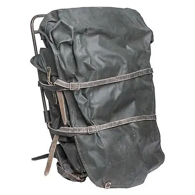 Original Finnish Military Backpack Framed Waterproof Large Rucksack 100L Vintage • $108.48