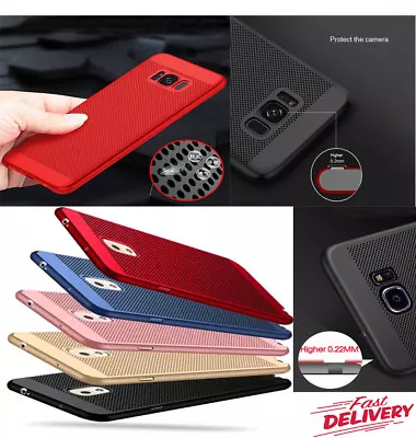 Ultra Thin Slim Hard Case Full Protective Cover For Samsung Galaxy S7 S8 Plus S9 • £1.85