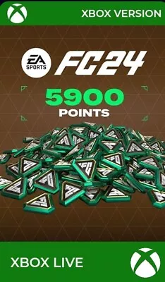 Microsoft Xbox FC 24 5900 Points Gift Points UK ✨️✨️✨️✨️✨️ • £69.99