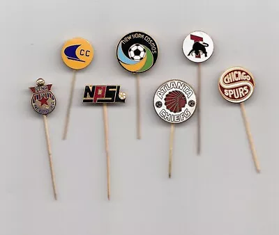 Vintage Enamel USA SOCCER Football Club Pin Badges Logo Team FC  • $3.67