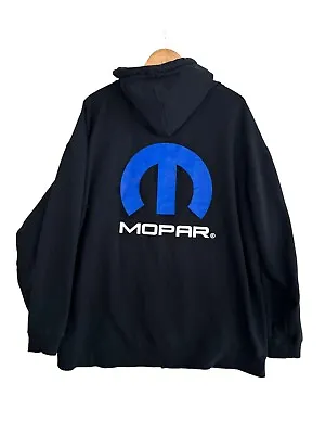 Mopar Car Officially Licensed GM Blue Letter Logo Pullover Hoodie Adults Sz 2XL • $49.49