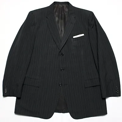 Vintage 1950s Timely Clothes + Douglas Aircraft DC-8 Dark Gray Suit Jacket 44R • $92.73