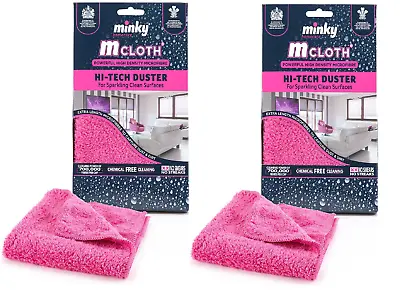 2 X Minky M Hi Tech Duster Cleaning Cloth Recommended By Mrs Hinch NEW • £7.99