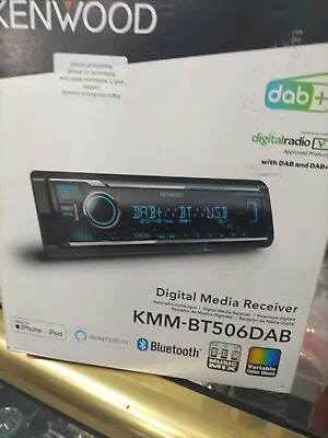 Kenwood Kmm-bt506dab Digital  Media Receiver Car Radio Stereo Usb Ipod Iphone  • £115.99