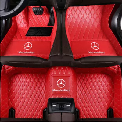 For Mercedes-Benz 1998-2023 All Model Waterproof Luxury Carpets Car Floor Mats • $89.95