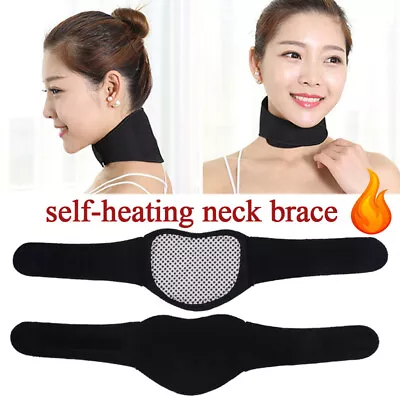 Self-Heating Massager Tourmaline Neck Collar Cervical Support Belt Health Care • $1.89