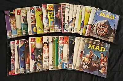 Lot Of 35 Vintage Mad Magazines '78 - '87 Most In Good/Very Good Condition  • $68
