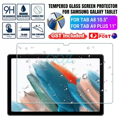 9H Tempered Glass Screen Protector For Samsung Galaxy Tab A9+ / A8 10.5  IPad • $10.83