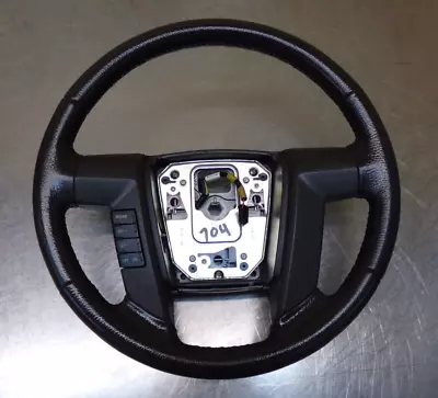 Ford F-150 Steering Wheel  F150 09-14 Brown Leather Wrapped Cruise Buttons Only • $329.99