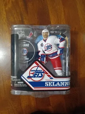 McFarlane NHL Series 32  Teemu Selanne  Rookie Figure W/Puck Winnipeg Jets • $90