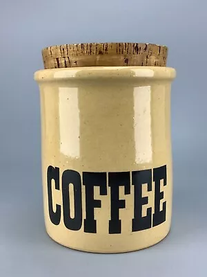 Vintage Retro TG Green Pottery Coffee Jar Canister • $29